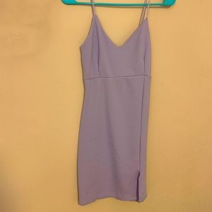 Nasty Gal lilac USA size 6 bodycon dress